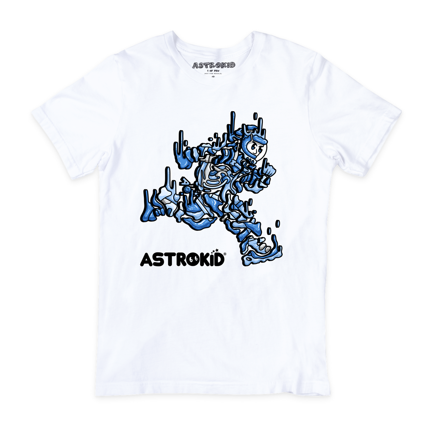 Astrokid's Alchemist Tee, a high-quality streetwear tee featuring intricate alchemy-inspired graphics and innovative 4D technology.
